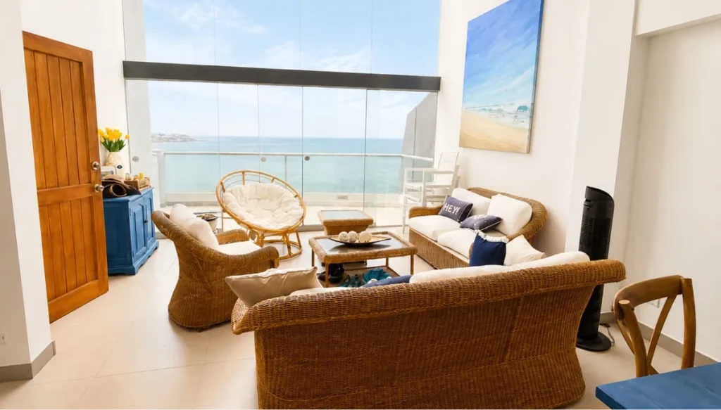 Departamento en Playa Blanca Punta Hermosa con vista panorámica