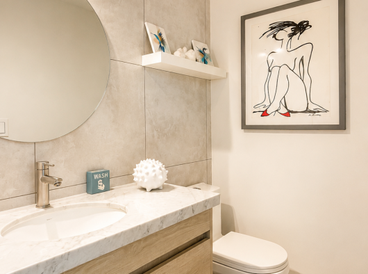 Baño de visita