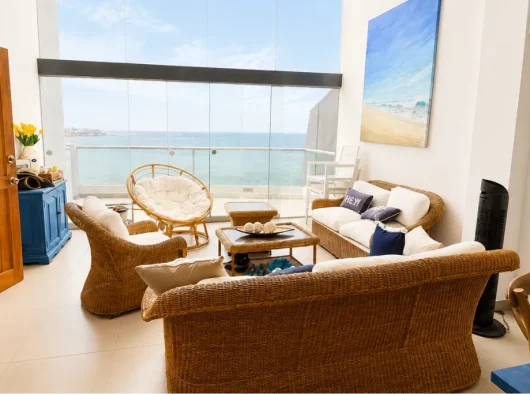 Departamento en Playa Blanca Punta Hermosa con vista panorámica