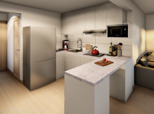 Departamento en la Planicie Punta Hermosa - 165K Cocina 2